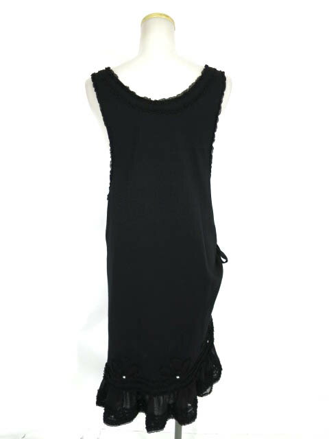 【中古】 INGEBORG / ピコフリルウールジャンパースカート インゲボルグ ワンピース B64550_2411