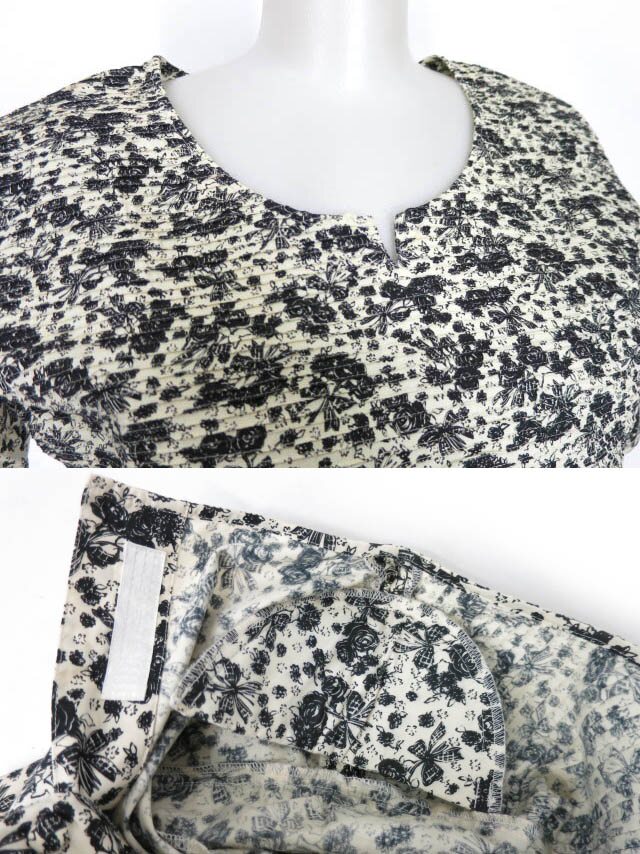 【中古】 KANEKO ISAO / ローズリボン柄ワンピース カネコイサオ B64664_2411