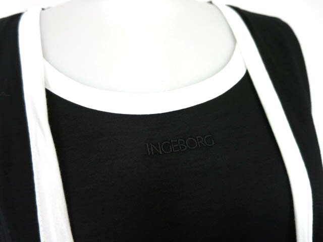 【中古】 INGEBORG / アンサンブル風レイヤードチュニックカットソー インゲボルグ B64677_2411