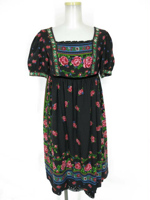 【中古】 Jane Marple / フォークロアシリーズのワンピース ジェーンマープル B68639_2506