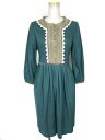【中古】 Jane Marple / ビエラ&コットンシルクのブロードワンピース ジェーンマープル B68640_2506