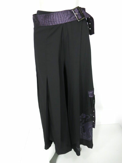 【中古】 Qutie Frash / ラップスカート付き袴ワイドパンツ キューティーフラッシュ B71128_2510