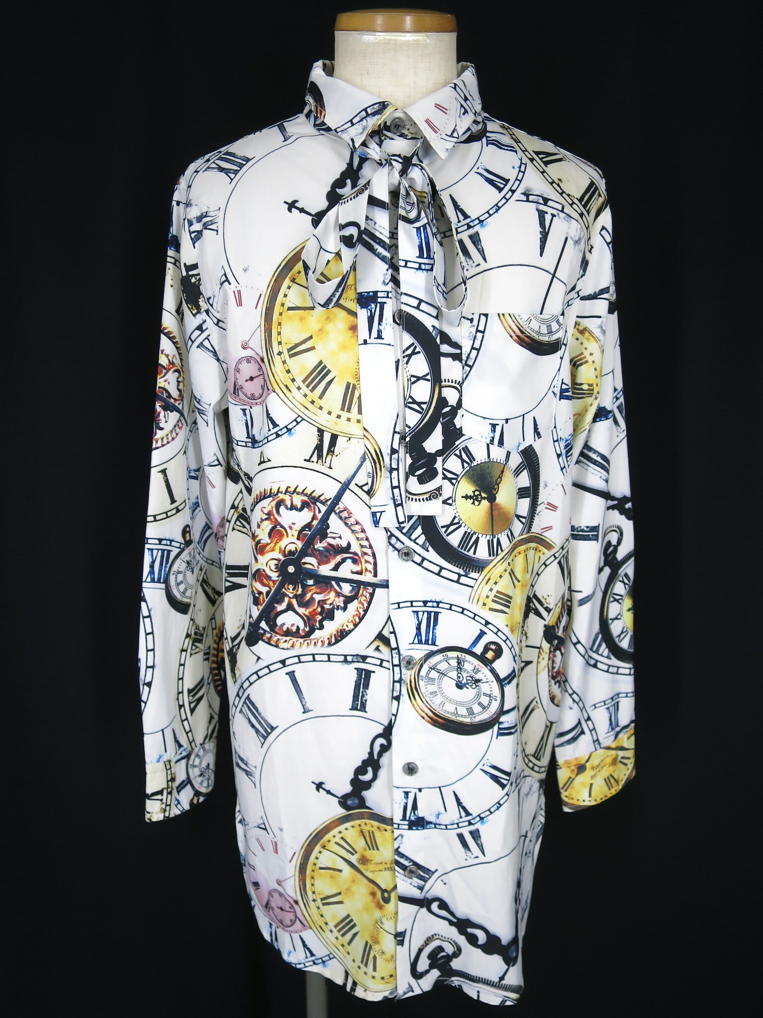 【中古】 Wrouge / 懐中時計柄シャツ ルージュ メンズ レディース ユニセックス B71592_2511