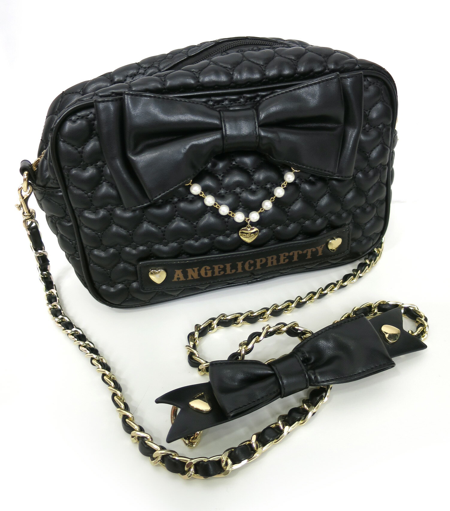 【中古】 Angelic Pretty / Heartキルティングショルダーバッグ アンジェリックプリティ B72003_2512