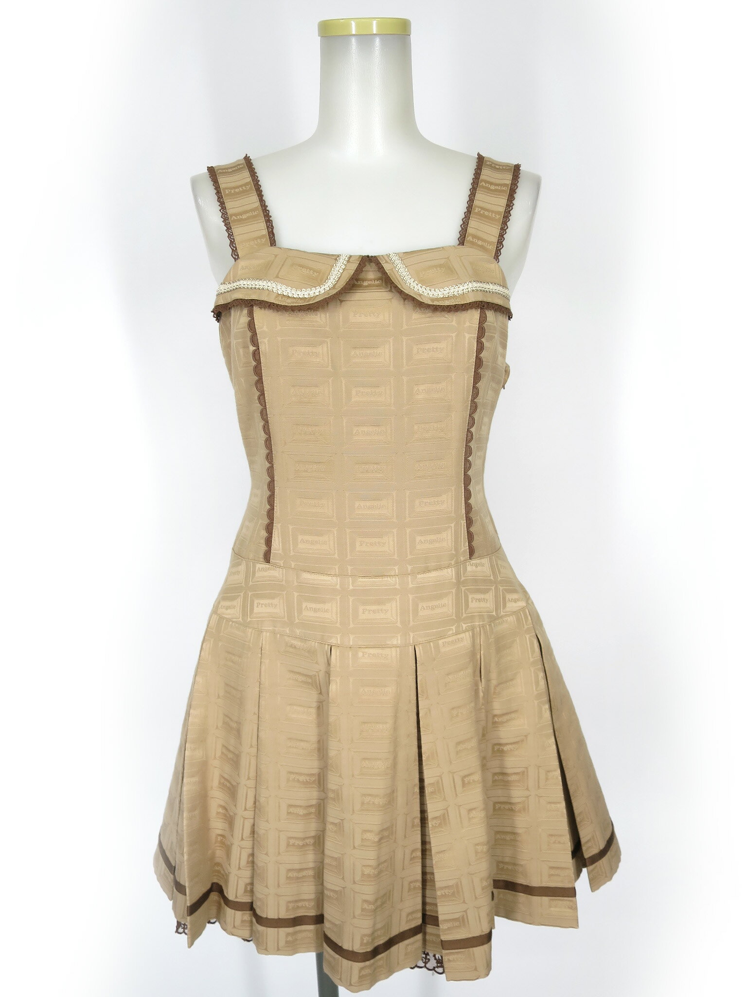 【中古】 Angelic Pretty / Royal Chocolateローウエストジャンパースカート アンジェリックプリティ B72489_2601