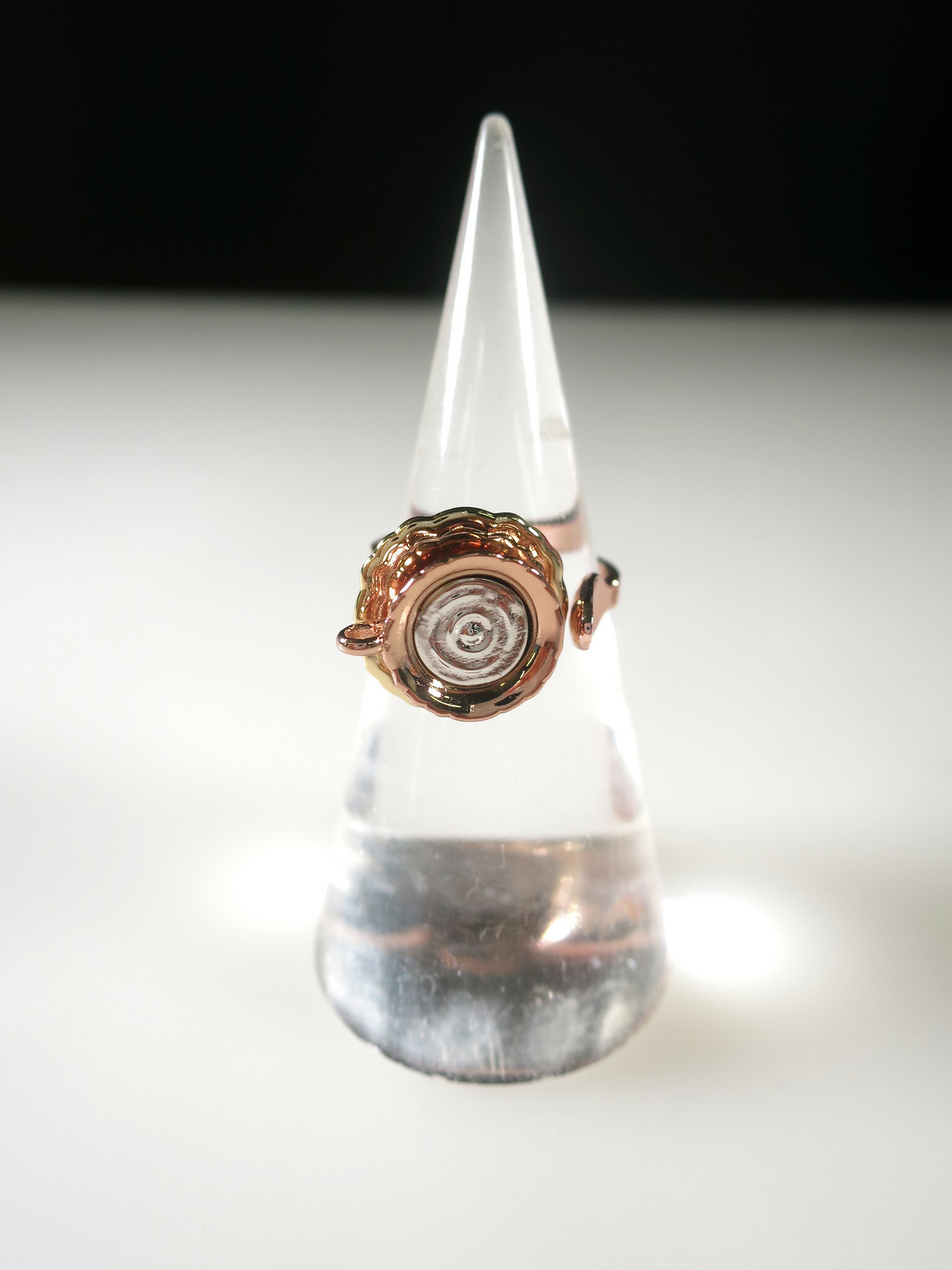 Rakuten - 【中古】 ha | za | ma / dancing heart tea party ring (ティーカップ) ハザマ hazama 7号 シルバー925 ダンシングハートティーパーティー リング B72860_2601