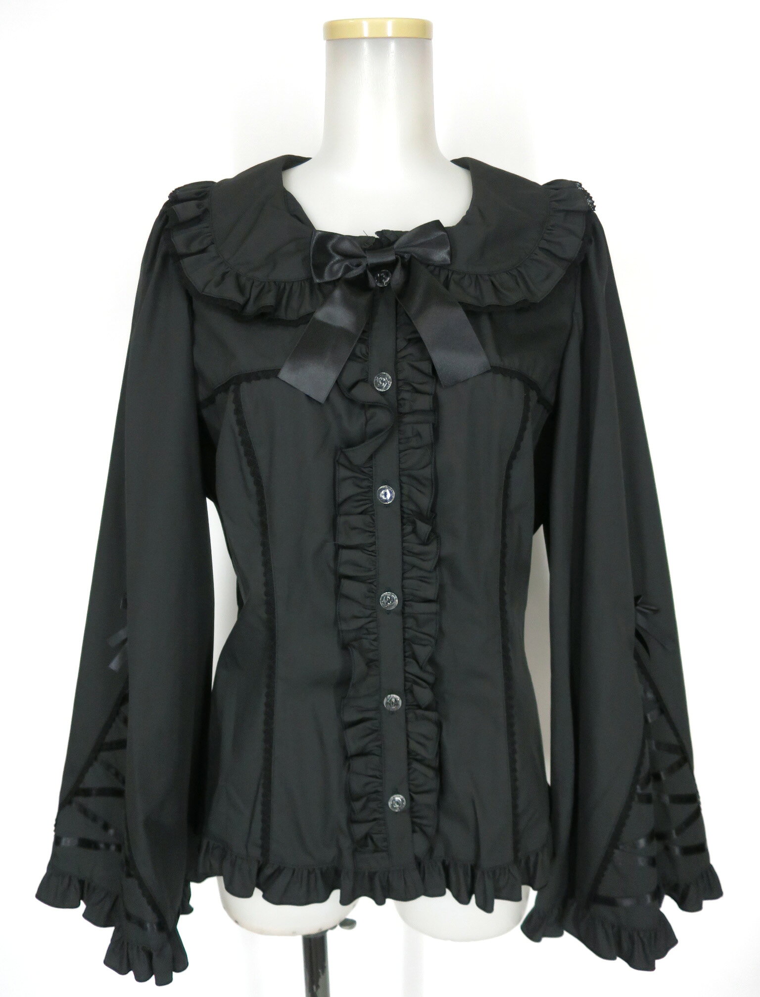 Rakuten - 【中古】 Metamorphose / Dress up フレアスリーブブラウス (プラスサイズ) メタモルフォーゼタンドゥフィーユ B73135_2602