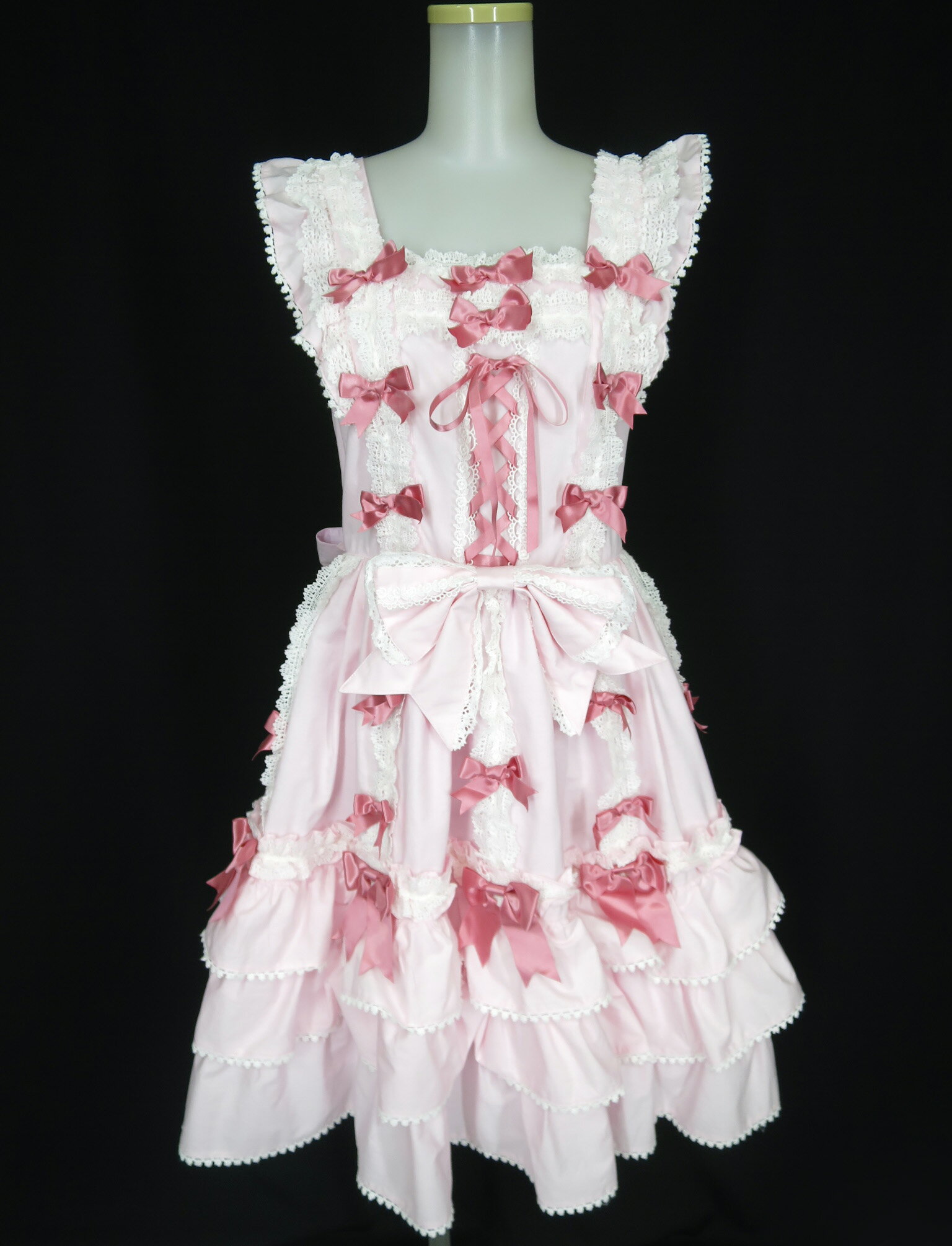 Rakuten - 【中古】 BABY, THE STARS SHINE BRIGHT / Ribbon ribbon blooms ジャンパースカート ベイビーザスターズシャインブライト B73531_2603