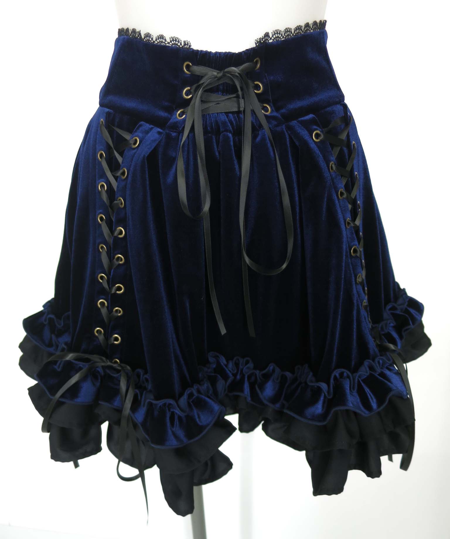 【中古】 ATELIER PIERROT / Adenophora レースアップスカート アトリエピエロ B74451_2604
