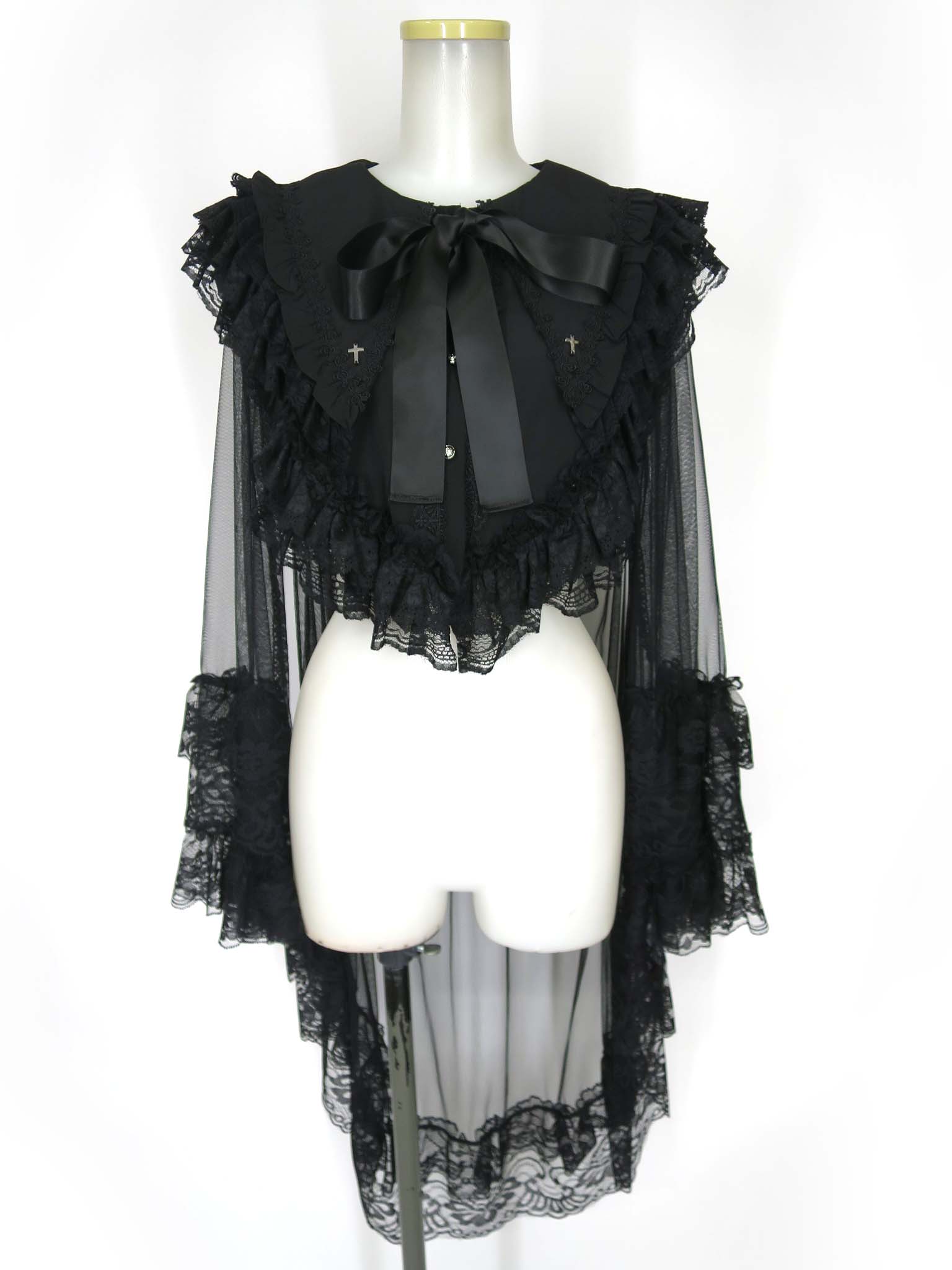 Rakuten - 【中古】 majoh / CROSS TULLE VEIL CAPE マジョ クロスチュールベールケープ B74466_2605