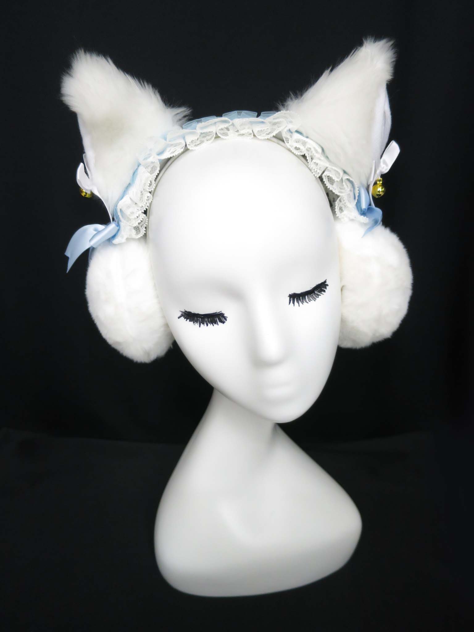 Rakuten - 【中古】 ililil / 猫耳もこもこリボンイヤーマフ イルイルイル 耳当て イヤーウォーマー B74484_2605