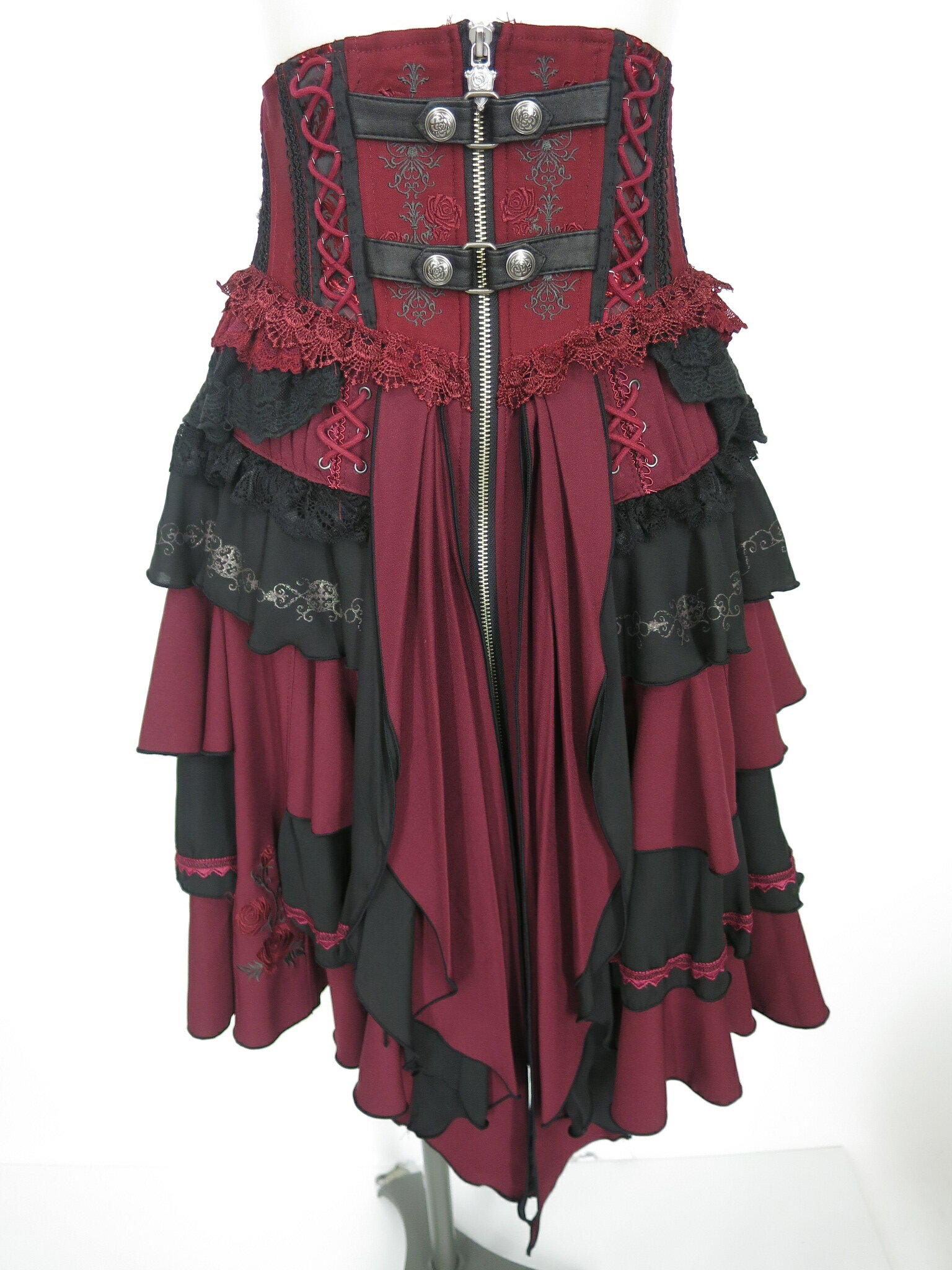 乐天商城 - 【中古】 OZZ ONESTE / Broken Down Rose コルセットスカート オッズオン オッズオネスト Ozz On B74411_2605