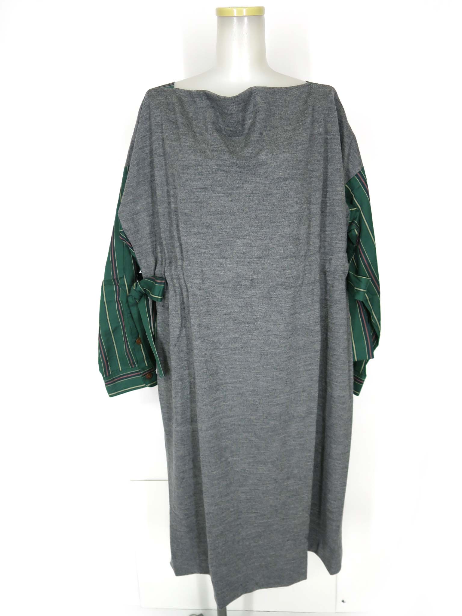 乐天商城 - Vivienne Westwood RED LABEL / ストライプ切替ニットワンピース ヴィヴィアンウエストウッド レッドレーベル B74646_2605