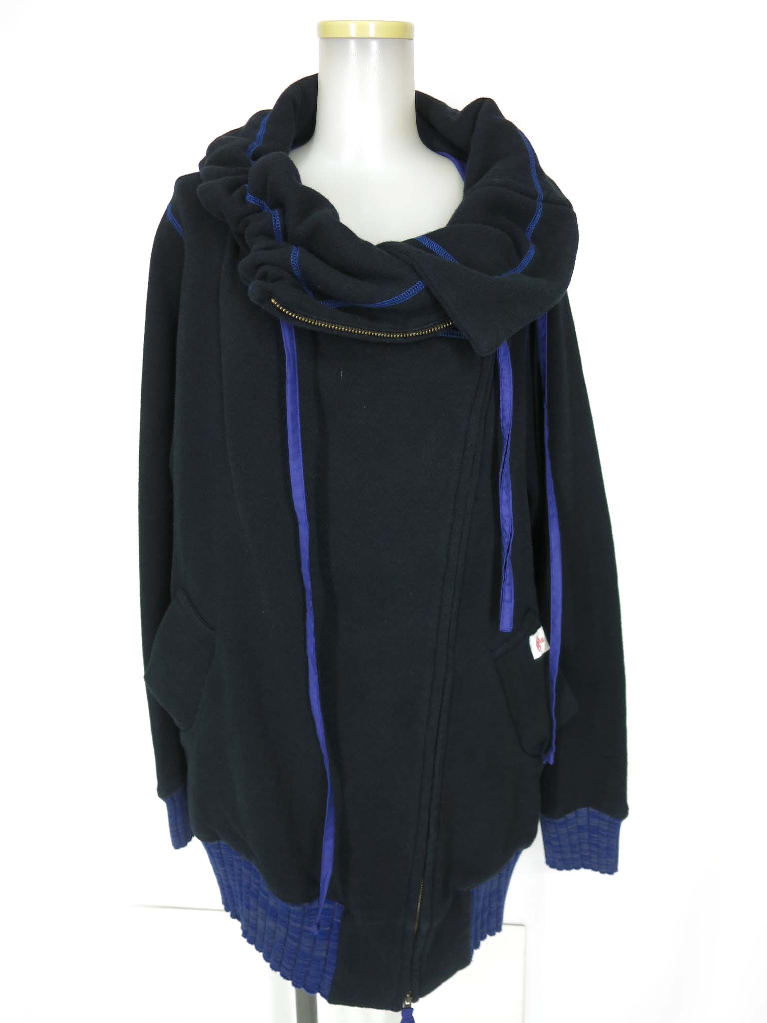 【中古】 Vivienne Westwood RED LABEL / メッシュリバー裏毛ナッピング起毛ビッグカラーブルゾン ヴィヴィアンウエストウッド レッドレーベル ジャケット B74660_2605