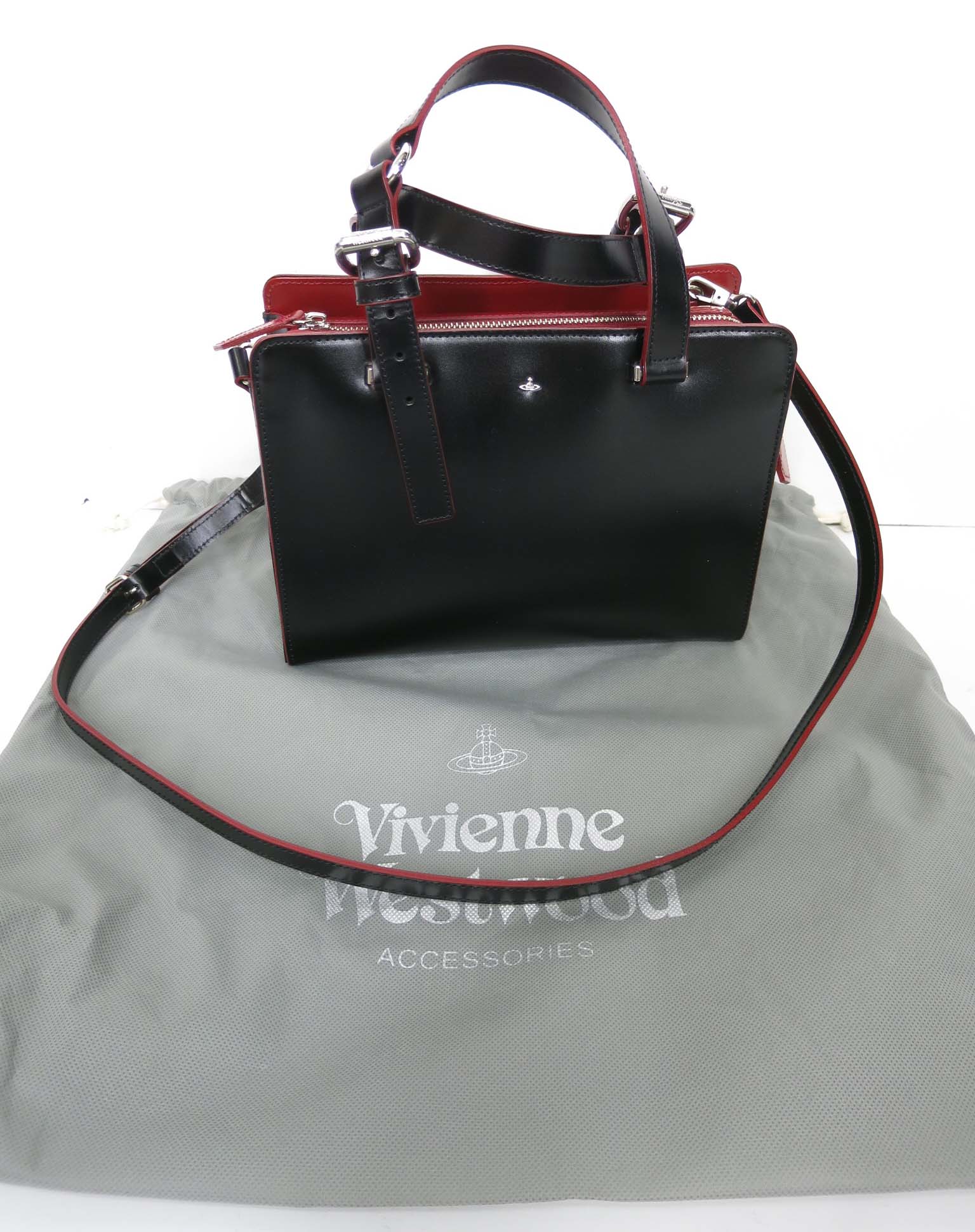 【中古】 Vivienne Westwood / TINY ORB トートバッグ ヴィヴィアンウエストウッド B75261_2606