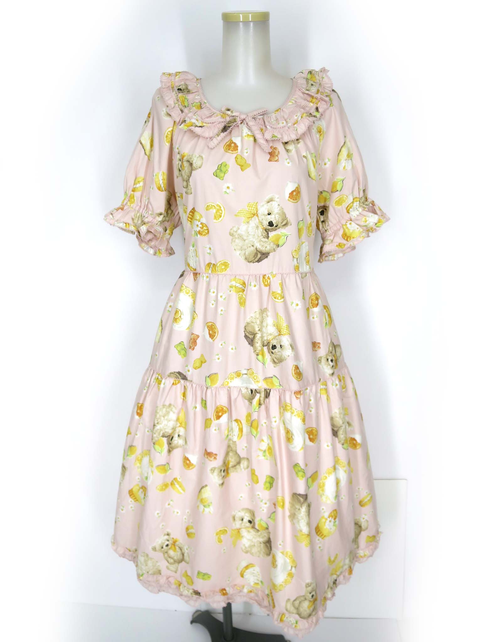[Used] PINK HOUSE / Honey Lemonte Print Midi Dress Pink House B75528_2606