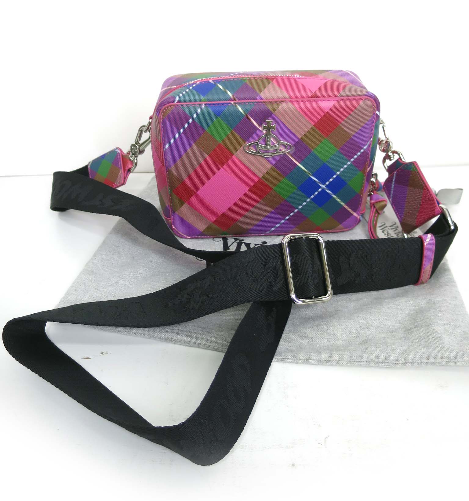 メッセンジャーバッグ 布 vivienne westwood ショルダーバッグ
