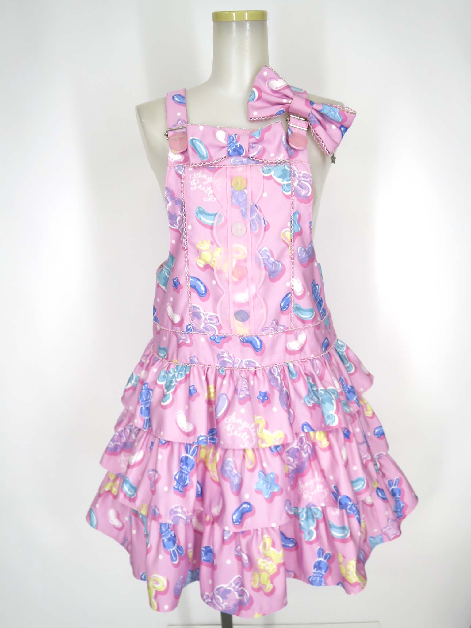 Preview of 【中古】 Angelic Pretty / Jelly Candy Toysサロペット & バレッタ セット アンジェリックプリティ B76239_2608