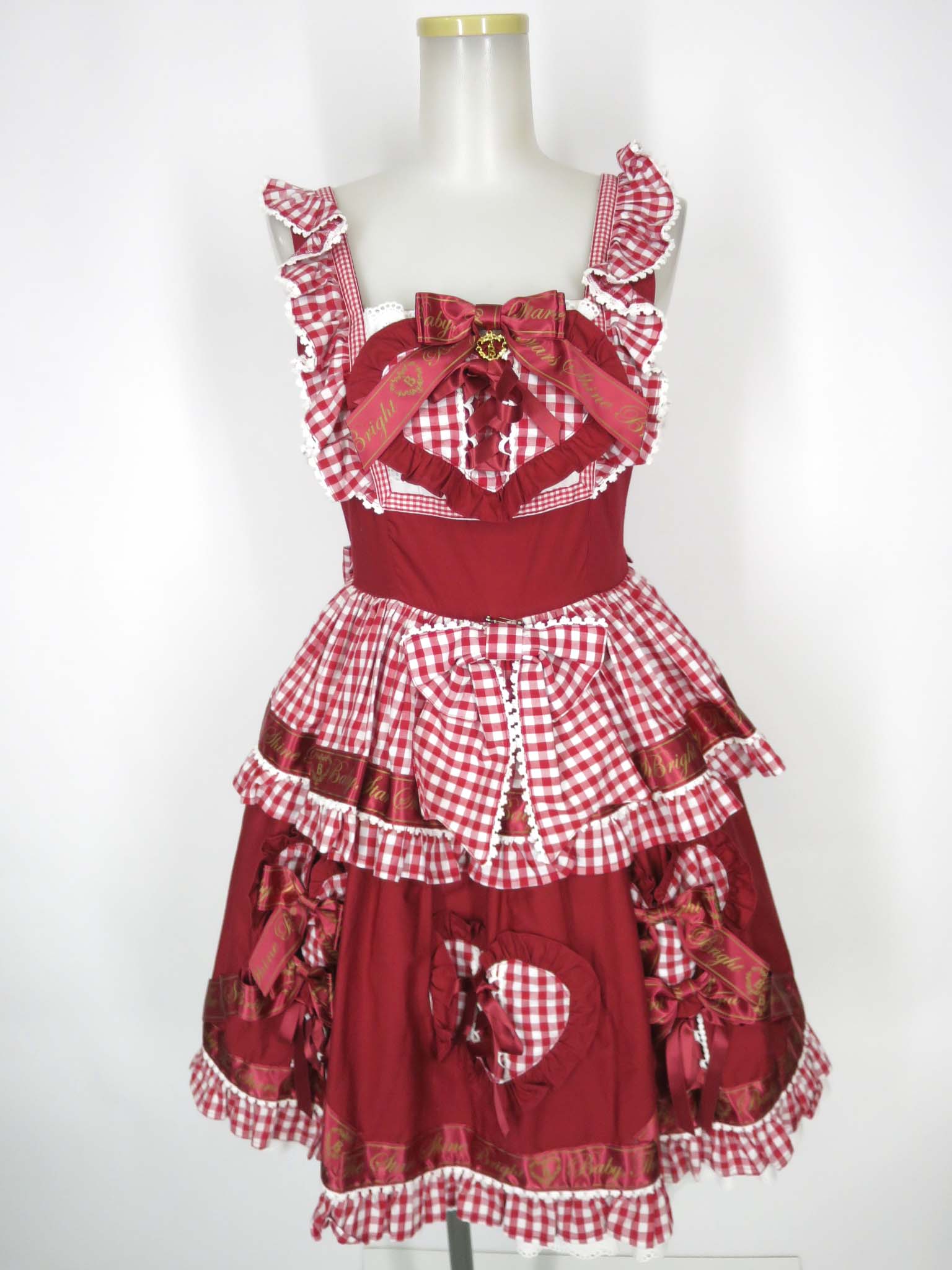 Preview of 【中古】 BABY, THE STARS SHINE BRIGHT / Best Wishes Hearty Ginghamジャンパースカート ベイビーザスターズシャインブライト B76695_2608