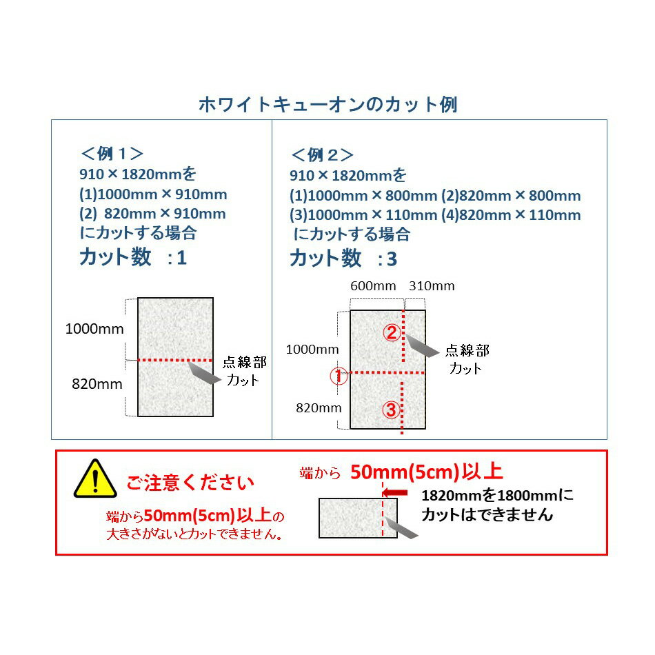 ホワイトキューオン_カット料
