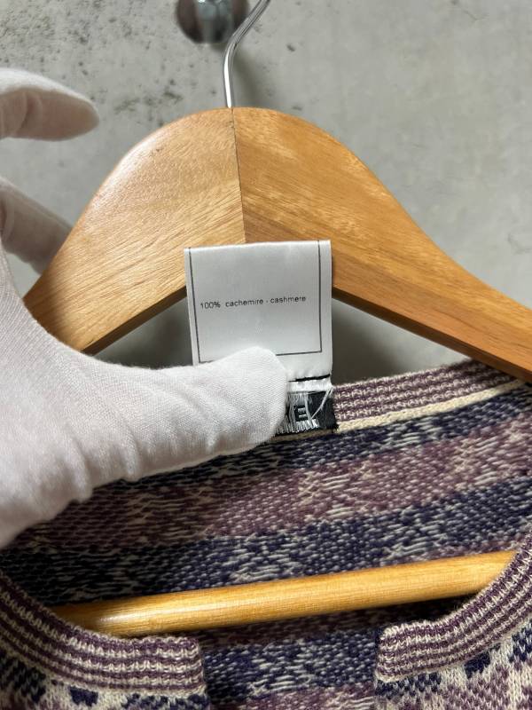 【中古】CHANEL　シャネル　01P　長袖　カシミヤ　カーディガン　P17282V00912【B08675】