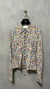 【中古】CHANEL シャネル ココマークヒール柄 長袖シャツ #38 【B08698】