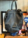 【中古】CHROME HEARTS クロムハーツ ガンスリンガー レザー ブラック バックパック リュックサック 【LVU25010750】