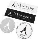 ★月間優良ショップ受賞店★【公式】TokyoCamp オリジナルロゴステッカー 4枚セット