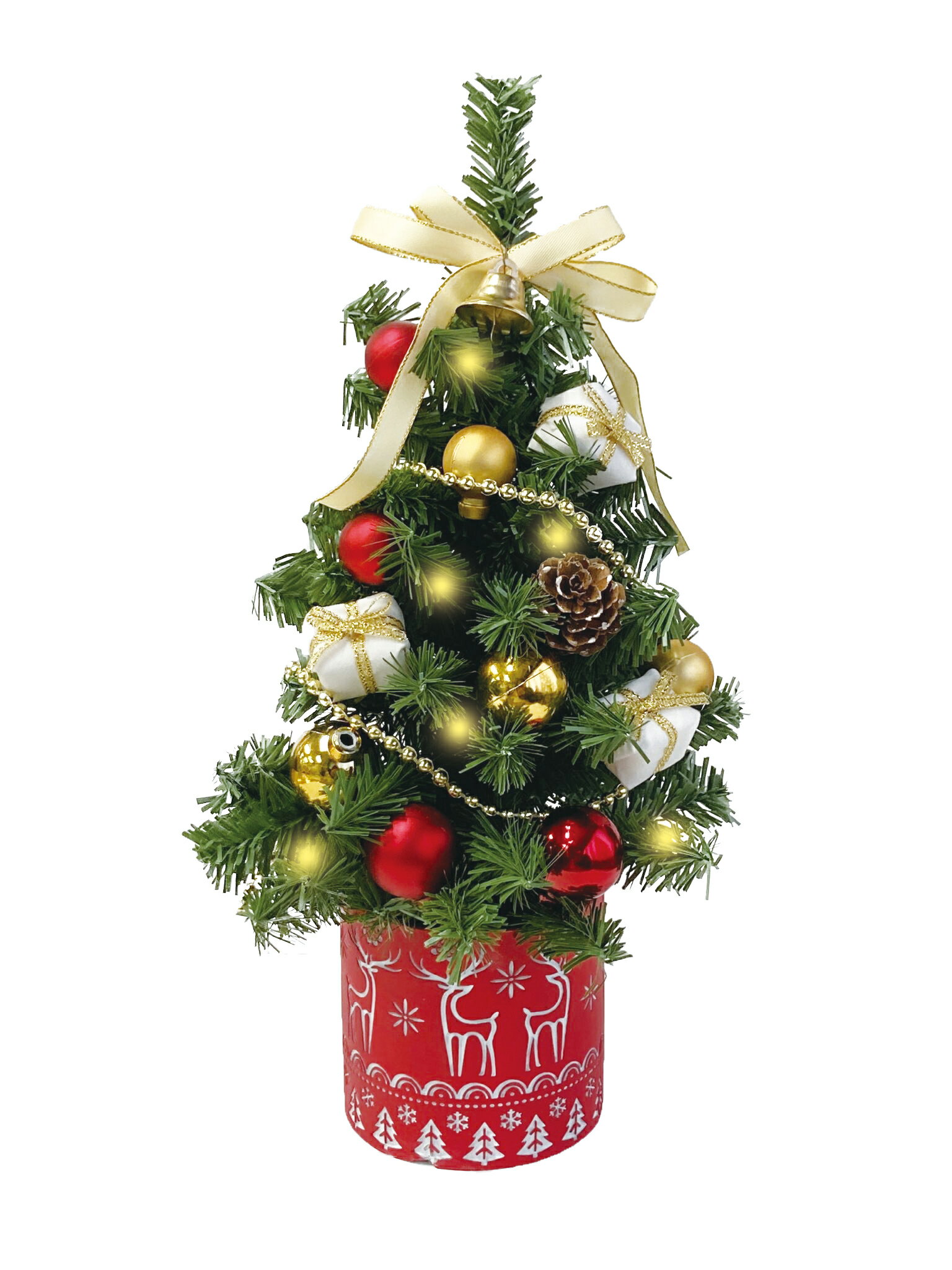 クリスマスツリー 【DT00793】 デコレーションツリー ゴールドハーモニー 30cm