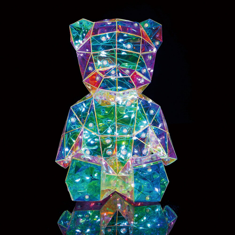 クリスマス 【MR01402】 ミラージュライト ベア 18cm