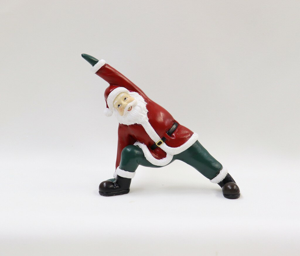 クリスマス 【023143】 ヨガサンタL C クリスマス飾り ミニ置物 クリスマスインテリア ギフト プレゼント サンタオブジェ ミニサンタ クリスマス雑貨 コレクションのサムネイル