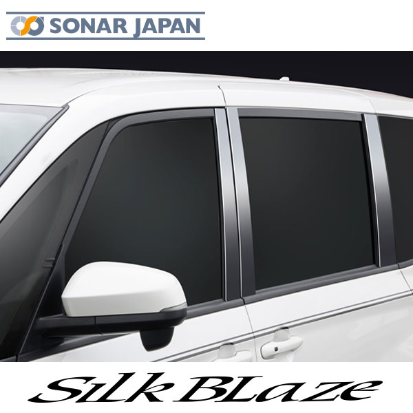 90系 ノア ヴォクシー 10.ピラーカバー(バイザー無) ステンレスパーツ SilkBlaze シルクブレイズ 90ヴォクシー 90ノア 外装 ドレスアップ カー用品 カーパーツ 車用品