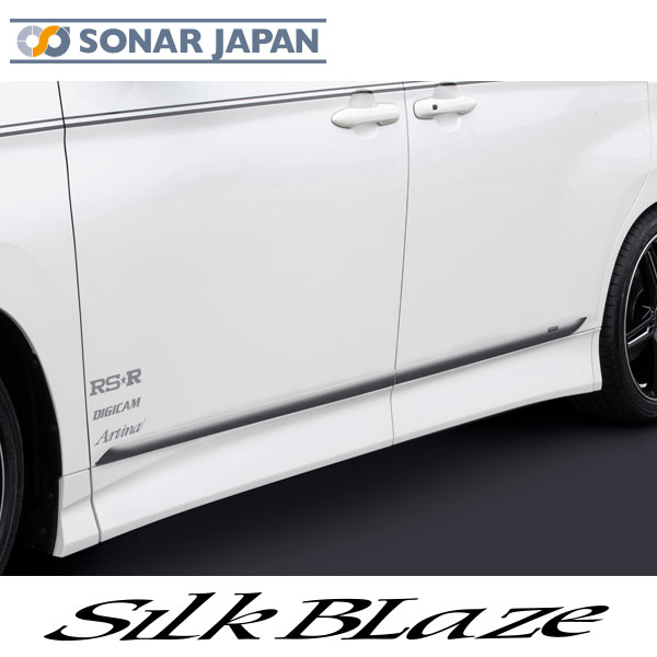 90系 ノア ヴォクシー 4.サイドドアガーニッシュ ステンレスパーツ SilkBlaze シルクブレイズ 90ヴォクシー 90ノア サイドドア 外装 ドレスアップ カー用品 カーパーツ 車用品