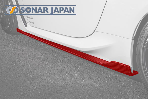 GR86 ZN8 サイドフラップ WETカーボン/クリア塗装済 SILKBLAZE SPORTS シルクブレイズ スポーツ エアロ 外装 ドレスアップ 代引き不可商品