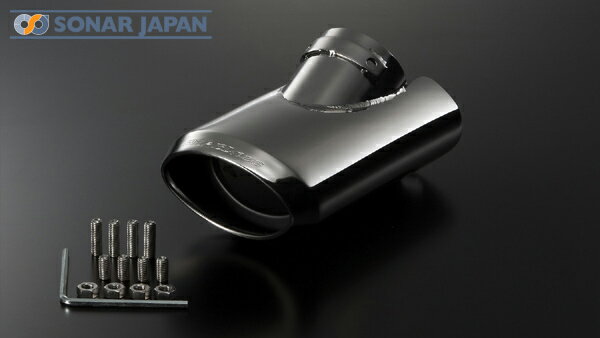 10系アルファード AX MX MZ マフラーカッター ユーロタイプ シルバー SilkBlaze シルクブレイズ 10アル..