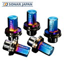 織戸学監修 DIGICAM デジキャン チタンレーシングナット TOYOTAトヨタ純正 43.5mm 7角袋 P1.5 20本セット チタンナット サーキット ...