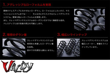 VALDY THREAD ヴァルディ スレッド【インプレッサ WRX】 GDA　アプライドC/D/Eダウンサスシステム（代引不可)送料無料