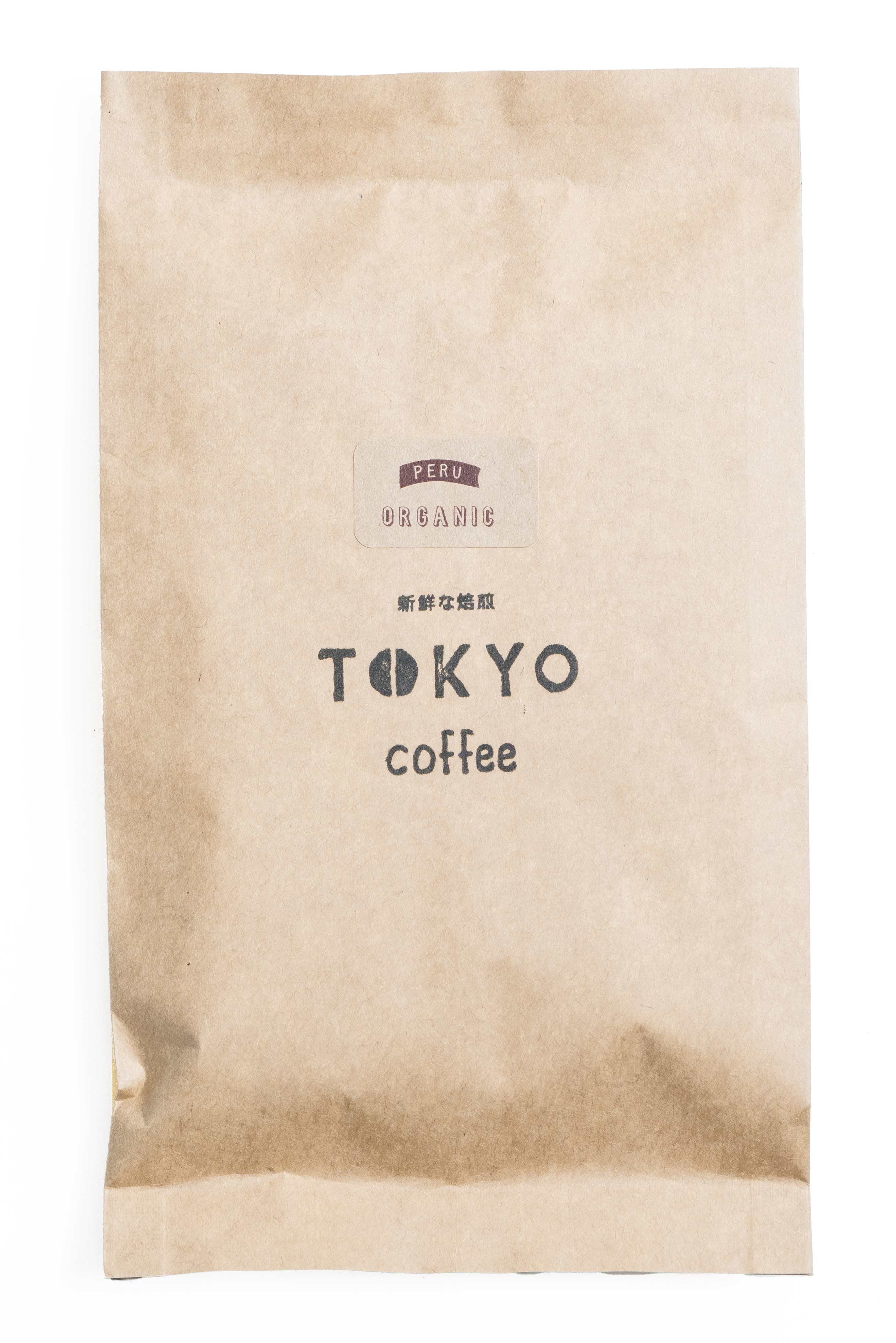 Tokyo Coffee Peru Beans 100g 店舗1お手頃価格 1000円以下 オーガニック ペルー 焙煎 コーヒー豆 こーひー豆 珈琲豆 有機コーヒー オーガニックコーヒー 豆 オーガニック珈琲 自家焙煎珈琲 おいしい珈琲 美味しいコーヒー 美味しい おいしい 有機JAS プレゼント 贈り物