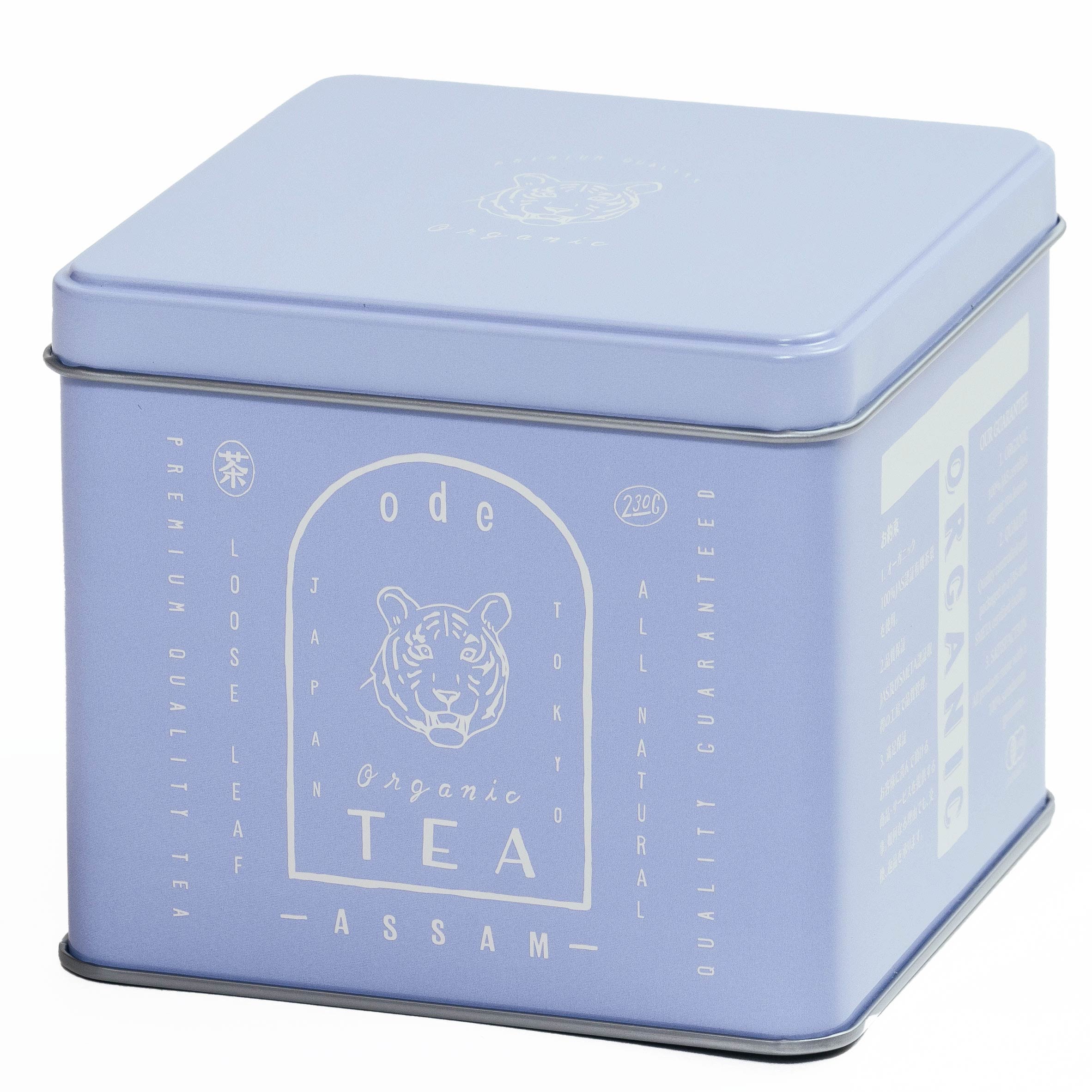 Organic Tea Assam Loose Leaf 230g by TOKYO COFFEE オーガニック アッサム 「ode」 アッサムティー オーガニック紅茶 有機紅茶 ルースリーフ 紅茶 茶葉 缶入り 缶 リーフ 美味しい おいしい 可愛い かわいい おしゃれ オシャレ 父の日 お茶ギフト プレゼント ギフト 贈り物