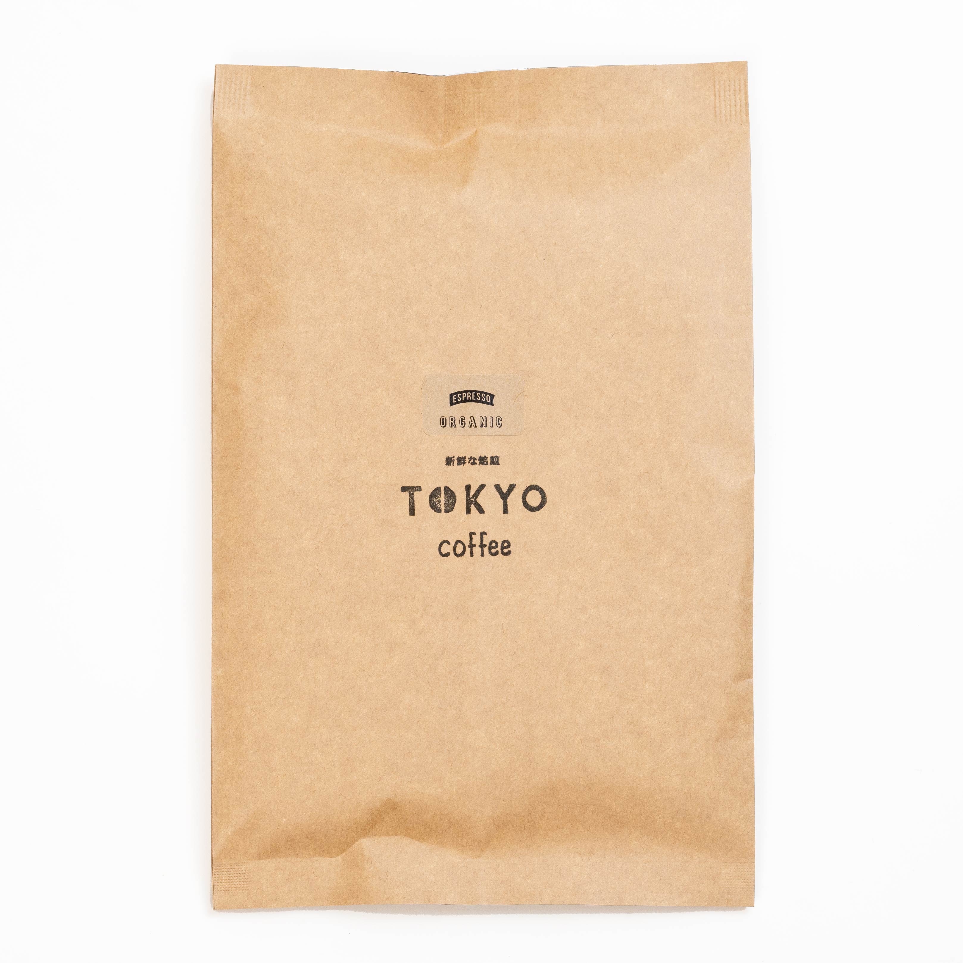 TOKYO COFFEE オーガニック コーヒー エスプレッソブレンド 200g  200gでコーヒー約14杯分｜エスプレッソ オーガニック コーヒー 豆 有機コーヒー豆 エスプレッソ コーヒー豆 エスプレッソ 珈琲豆 有機珈琲 espress