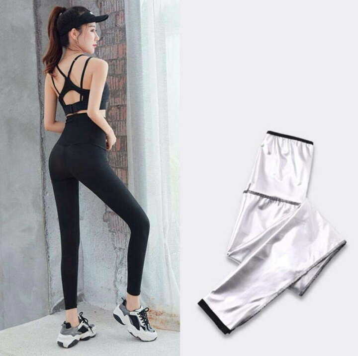 シェイプア 下半身痩せ ダイエットウェア スーツ サウナパンツ ヨガパンツ 5分丈 スパッツ サウナパンツ ハイウェスト