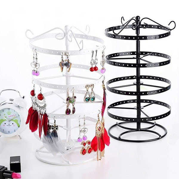 大容量 探しやすい 使いやすい 見やすい 回転式 ピアスホルダー すっきり収納 ピアススタンド ピアススタンド ピアス収納