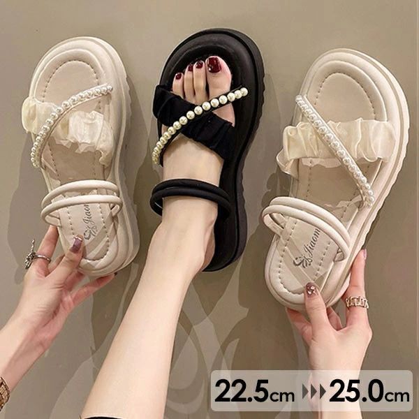 靴 ベルト 夏 かかとなし レディー