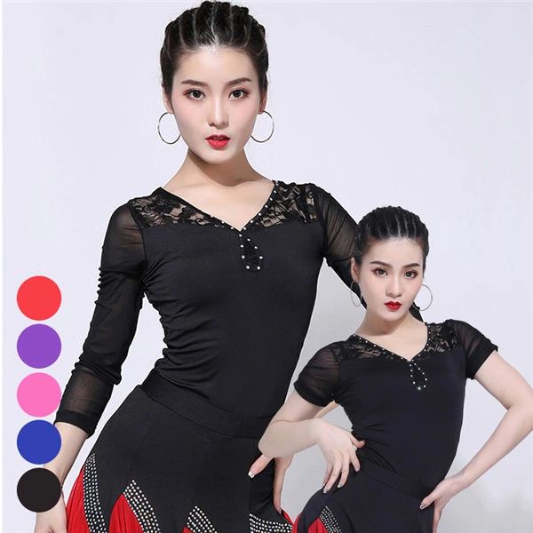 チ ワルツ 練習着 ダンス衣装 女性用 大きいサイズ レディース 上着 ラテンダンス モダン 社交ダンス衣..