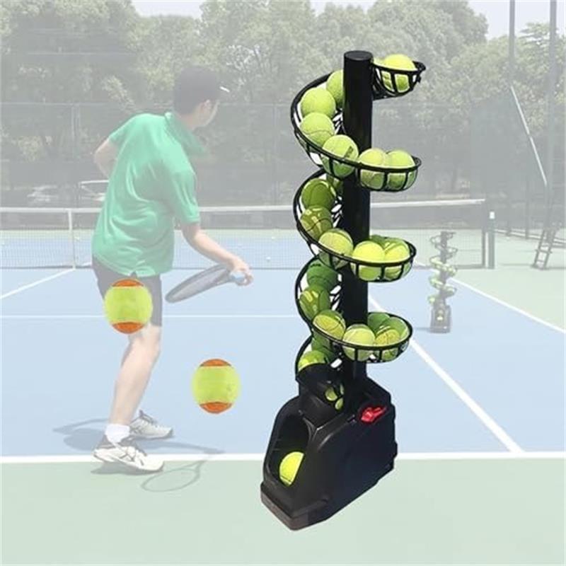 テニスボールマシン、テニス練習器具、調整可能なテニスボールトッサー、自動回転...