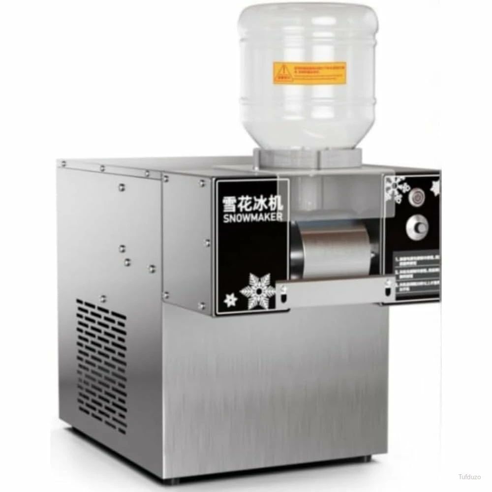 業務用かき氷機 スノーフレーク製氷機 - 大容量 高速製氷 スノーコーン対応 - 110V コンパクト設計 速度調整可能 - レストラン