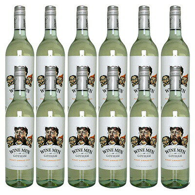 レモンやライムの柑橘系果実の他 ワイン アカシアの蜂蜜の香りが感じられる ワイン メン オブ ゴッサム ピノ ピノ グリージョ 12本セット オブ プレゼント ワイン 飲み比べ ギフト おしゃれ 酒 贈答 メッセージカード不可 花とお酒とギフト銀座東京フラワー