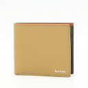 【ハッピープライス】ポールスミス PAUL SMITH 2つ折り財布(小銭入れ付き) タン M1A 4833 ISTRGS 62 TAN [2022AW]