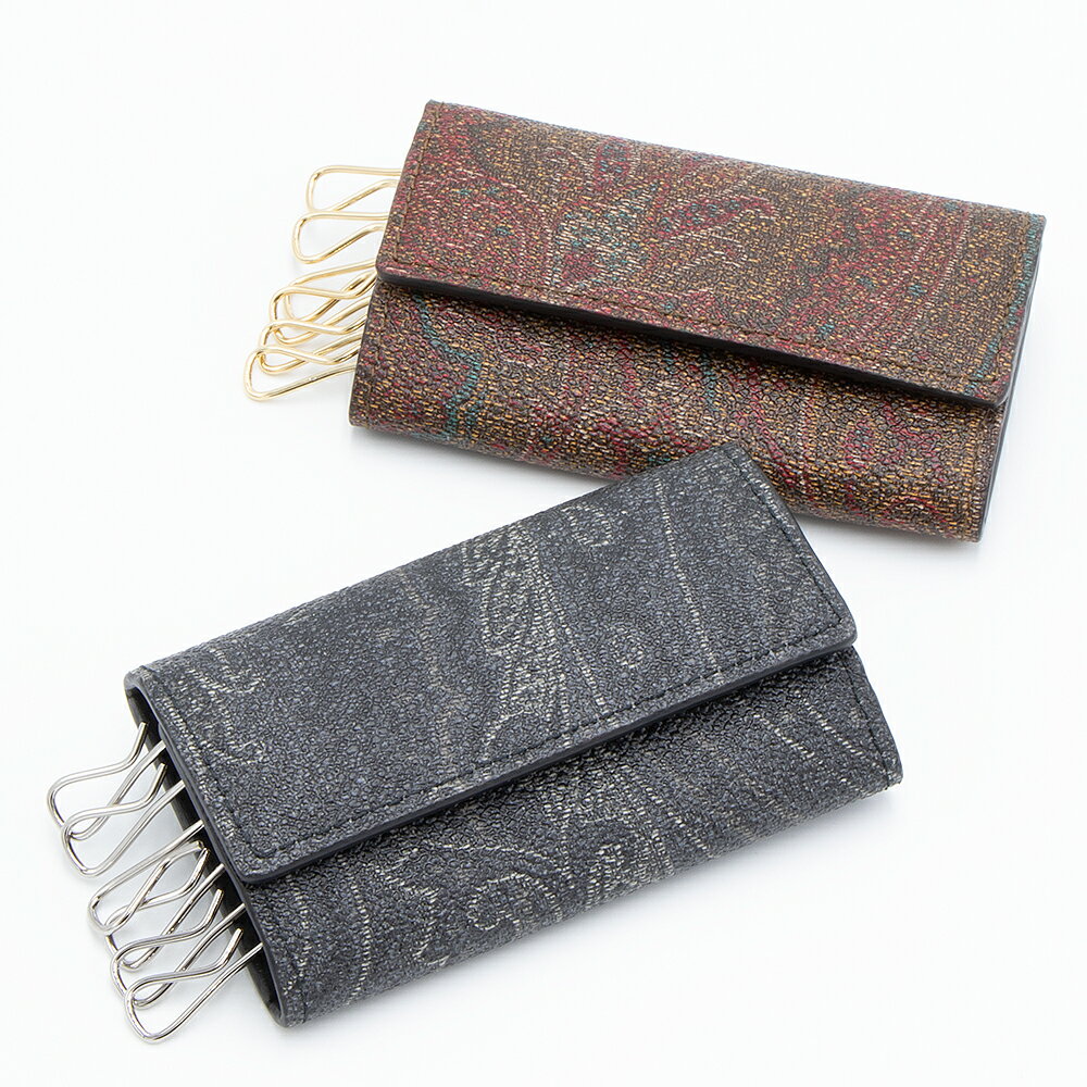 エトロ ETRO 6連キーケース ペイズリー PAISLEY KEYCASE 00085 8207 *