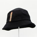 【2023年秋冬新作】ポールスミス PAUL SMITH カシミヤ混バケットハット ブラック M1A 921DT M445 79 BLACK [2023AW]